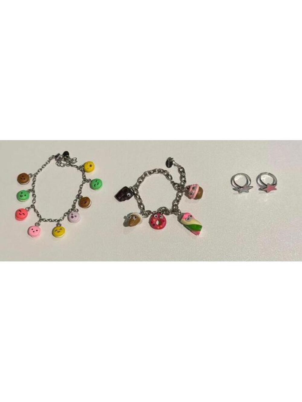 Sweet Treat Bracelets and Star Rings Lot